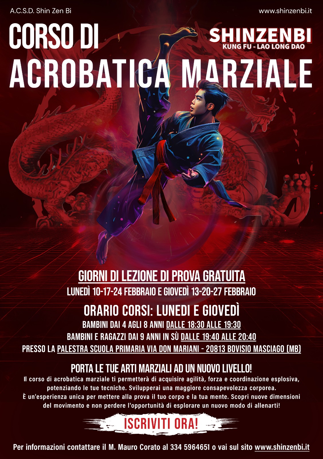 Corso Acrobatica Marziale